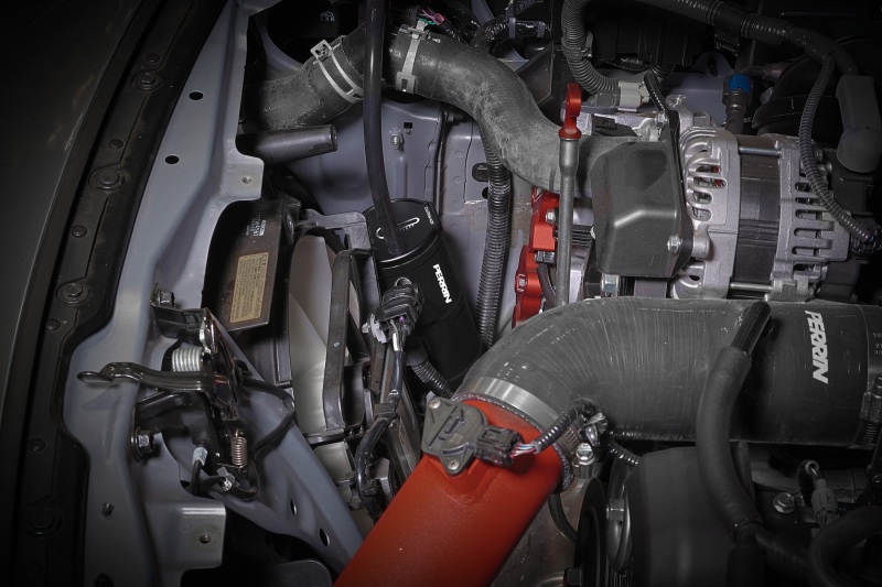 Subaru WRX Coolant Overflow Tank - Perrin Performance - CNC-machined - Black - `02-`25